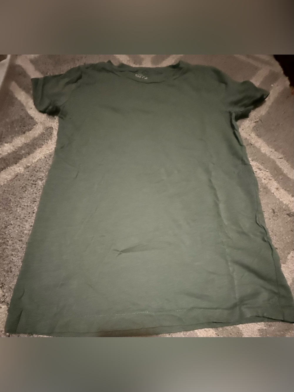 J. Crew Olive Green Slub Cotton Tee